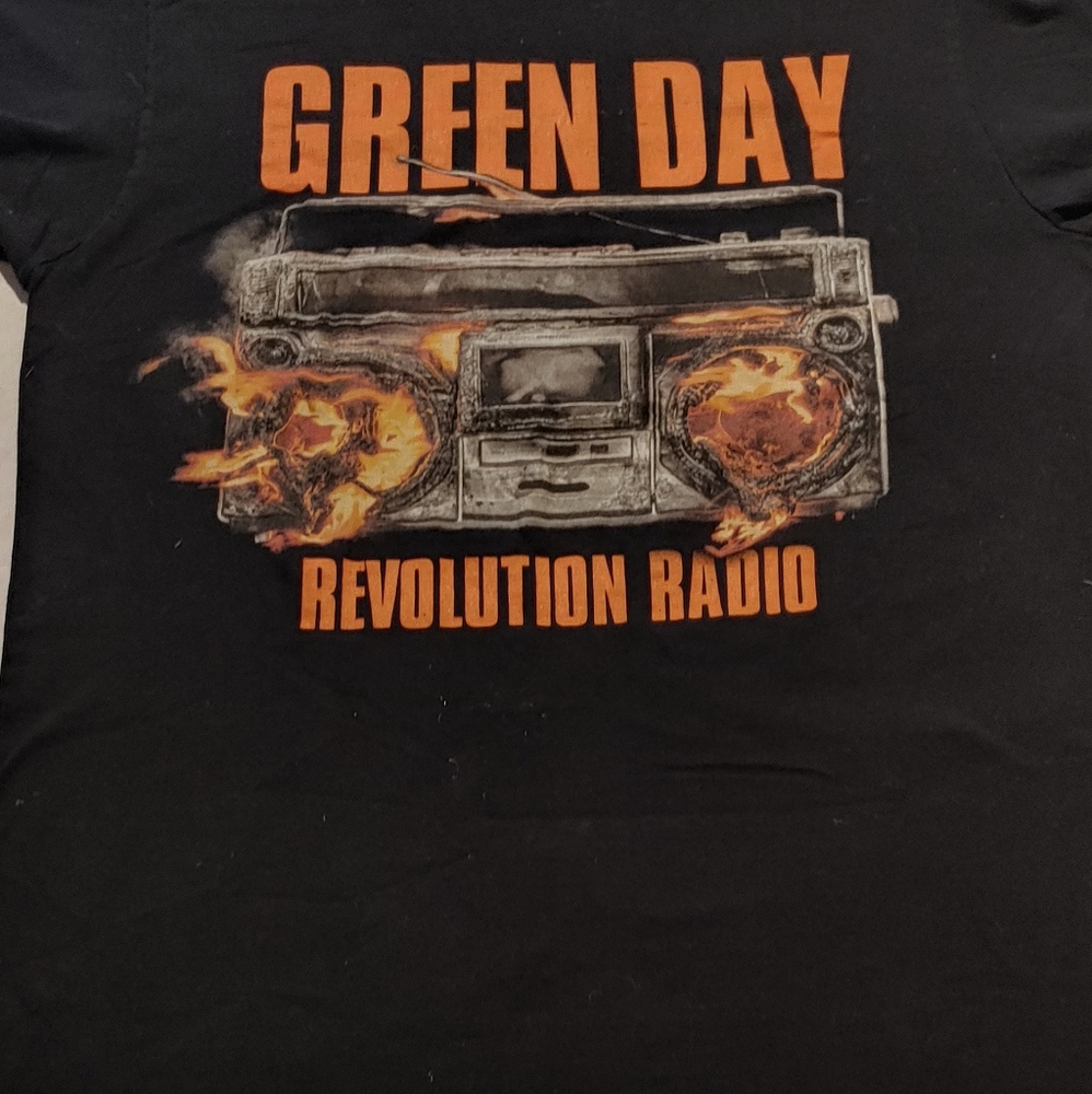 Green Day REVOLUTION RADIO Concert Tee Small - Picture 5 of 5